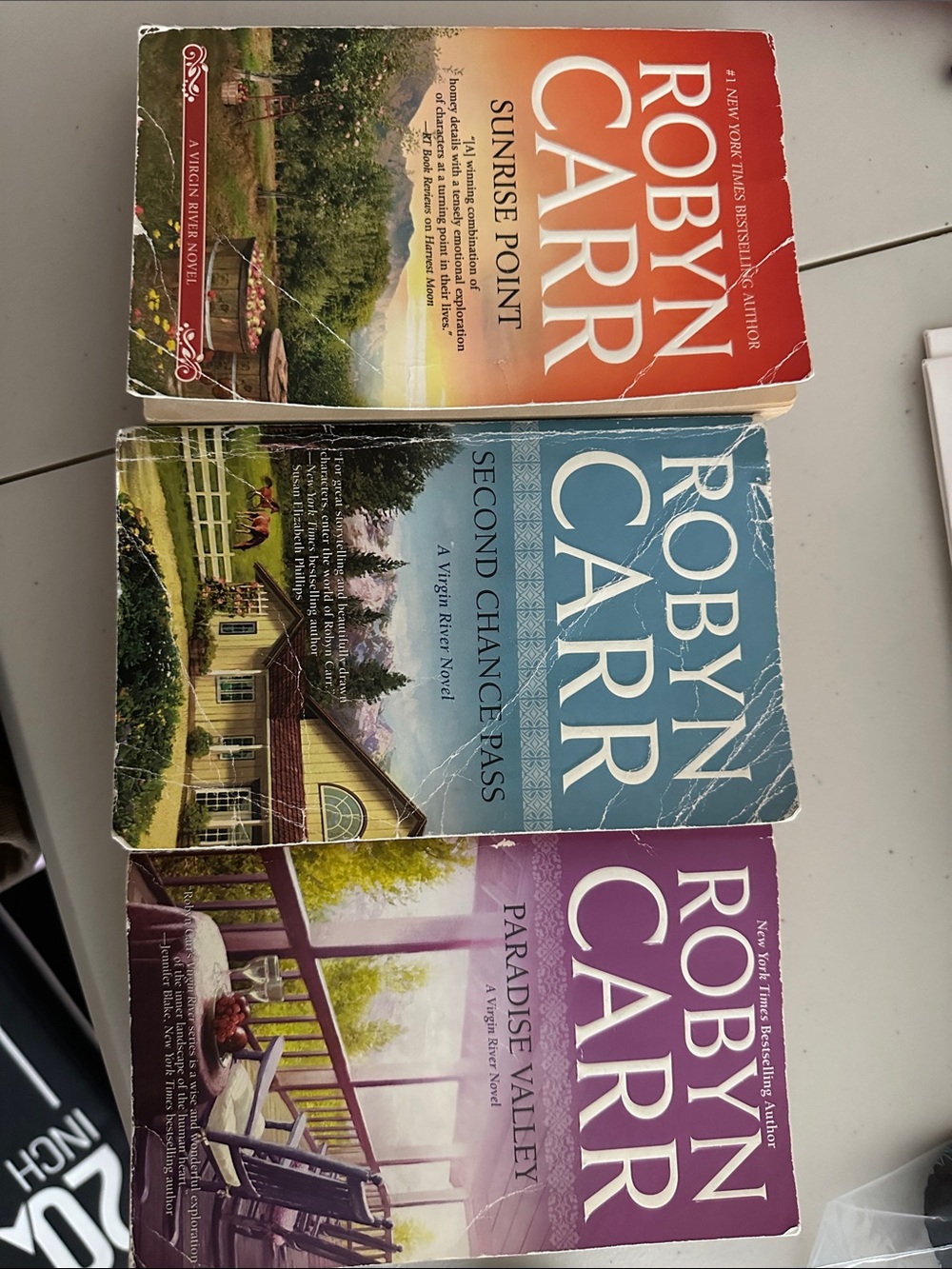 Three Virgin River Series - Robyn Carr paperbacks